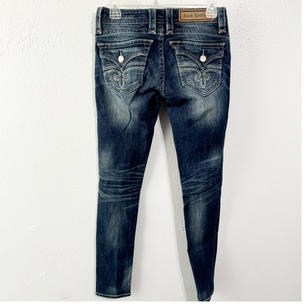 Rock Revival dark wash Stephan skinny jean size 26